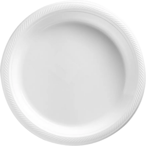 Tru 9" Plastic Plates 25Pcs/Pkt